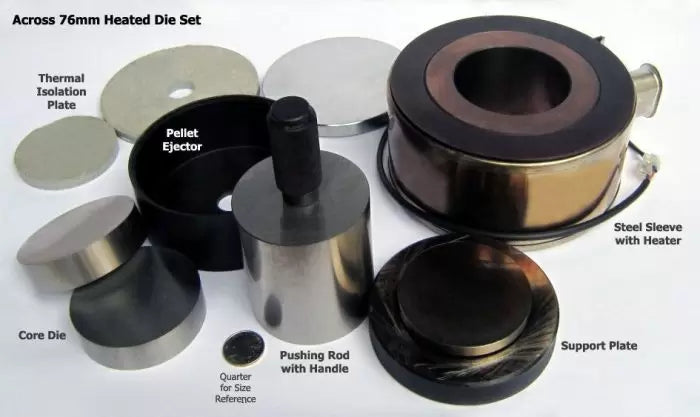 76mm Diameter ID 250°C Heated Die w/ Digital Controller
