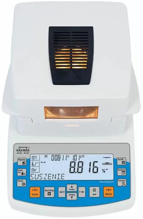 Across International Radwag 50g Capacity 1mg Readability ø3.5" Moisture Analyzer