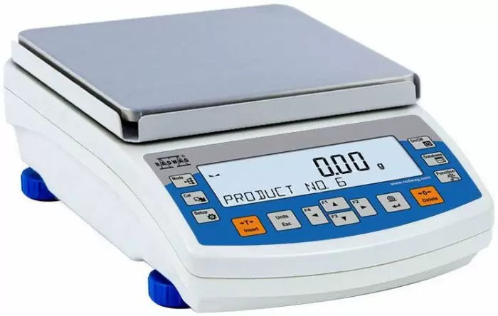 Across International Radwag R2 2100g Capacity 0.01g Readability 8x8" Precision Balance