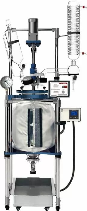 Ai 20L Non-Jacketed Glass Reactor with 200°C Heating Jacket