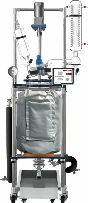 Across International Ai 50L Single or Dual Jacketed Glass Reactor Systems
