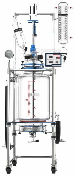 Ai 50L Single or Dual Jacketed Filter Glass Reactor