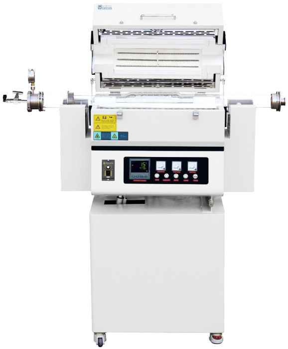 1200C 1-3 Zone Rotary & Tilting Top-Open Tube Furnace