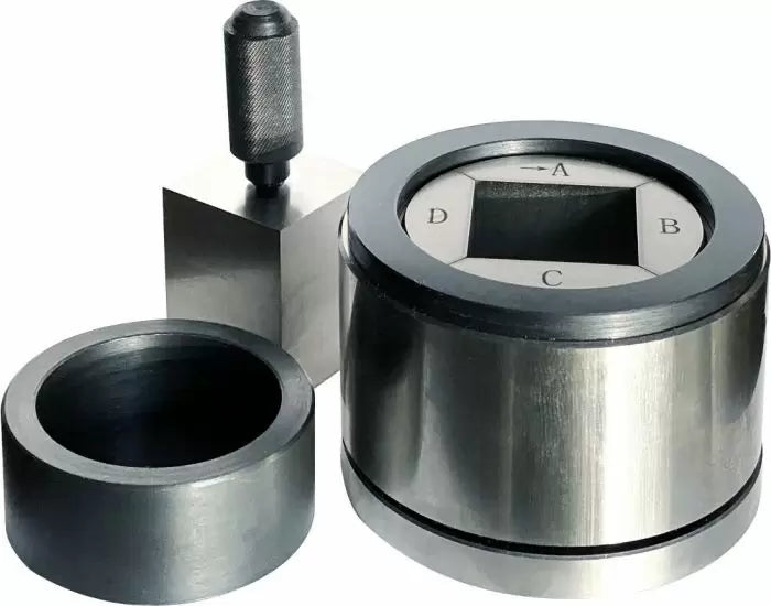 50 x 50 mm Square Easy-Retrieve Dry Pressing Die Set