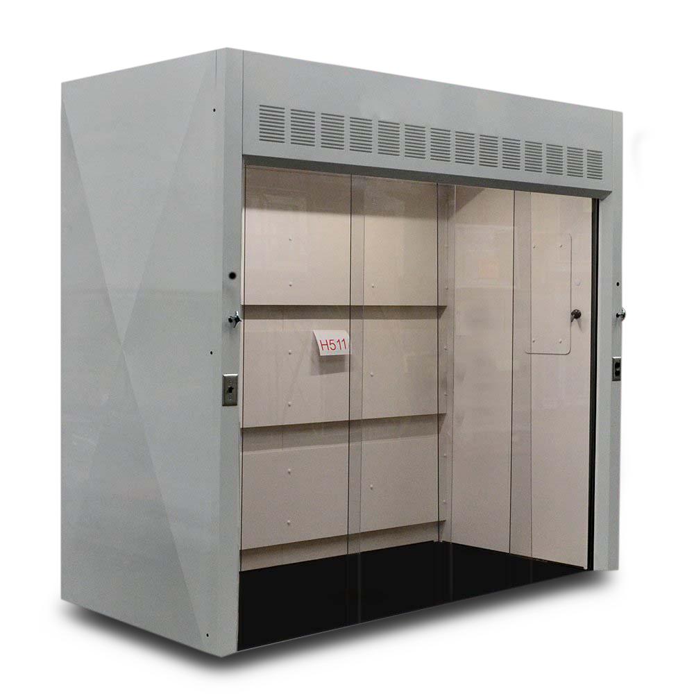 Fisher American 8′ Wide x 4′ Deep Walk-In Fume Hood