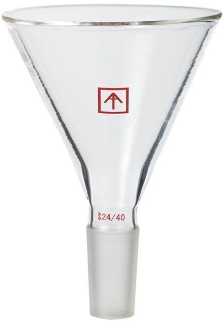 Across International Ai 24/40 Joint Glass Feeding Funnel with 4" Opening