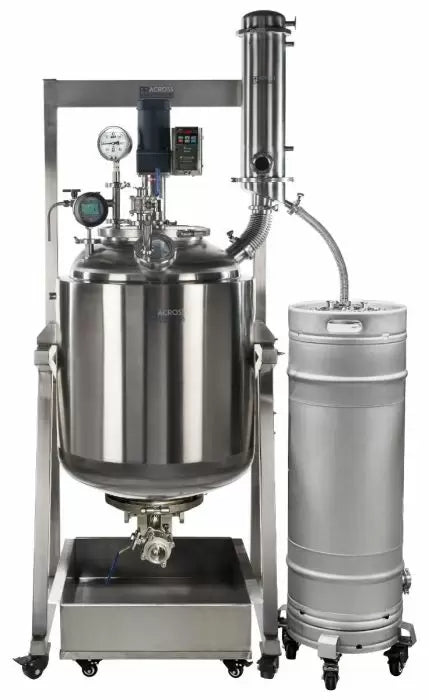 Across International Ai ETL C1D1 Dual-Jacketed 200L 316L-Grade Stainless Steel Filter Reactor