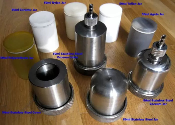 Across International Desktop High Energy Vibratory Ball Mill with One 80ml St St Jar