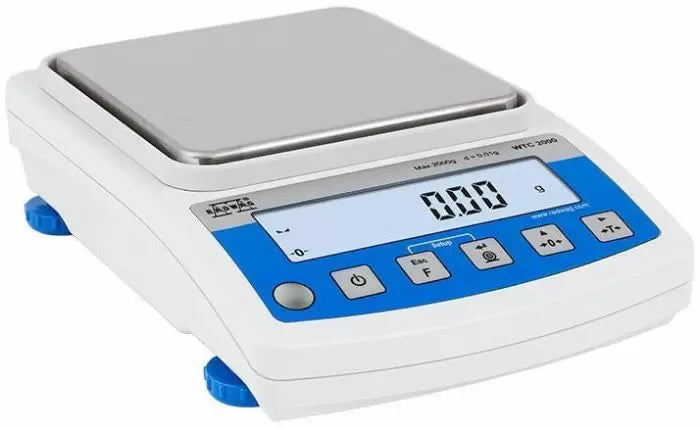 Across International Radwag 2000g Capacity 0.01g Readability 5x5" Precision Balance