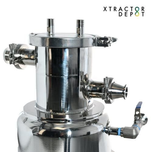 Across International Xtractor Depot CryoTrap 10L Stainless Steel Cold Trap with KF40